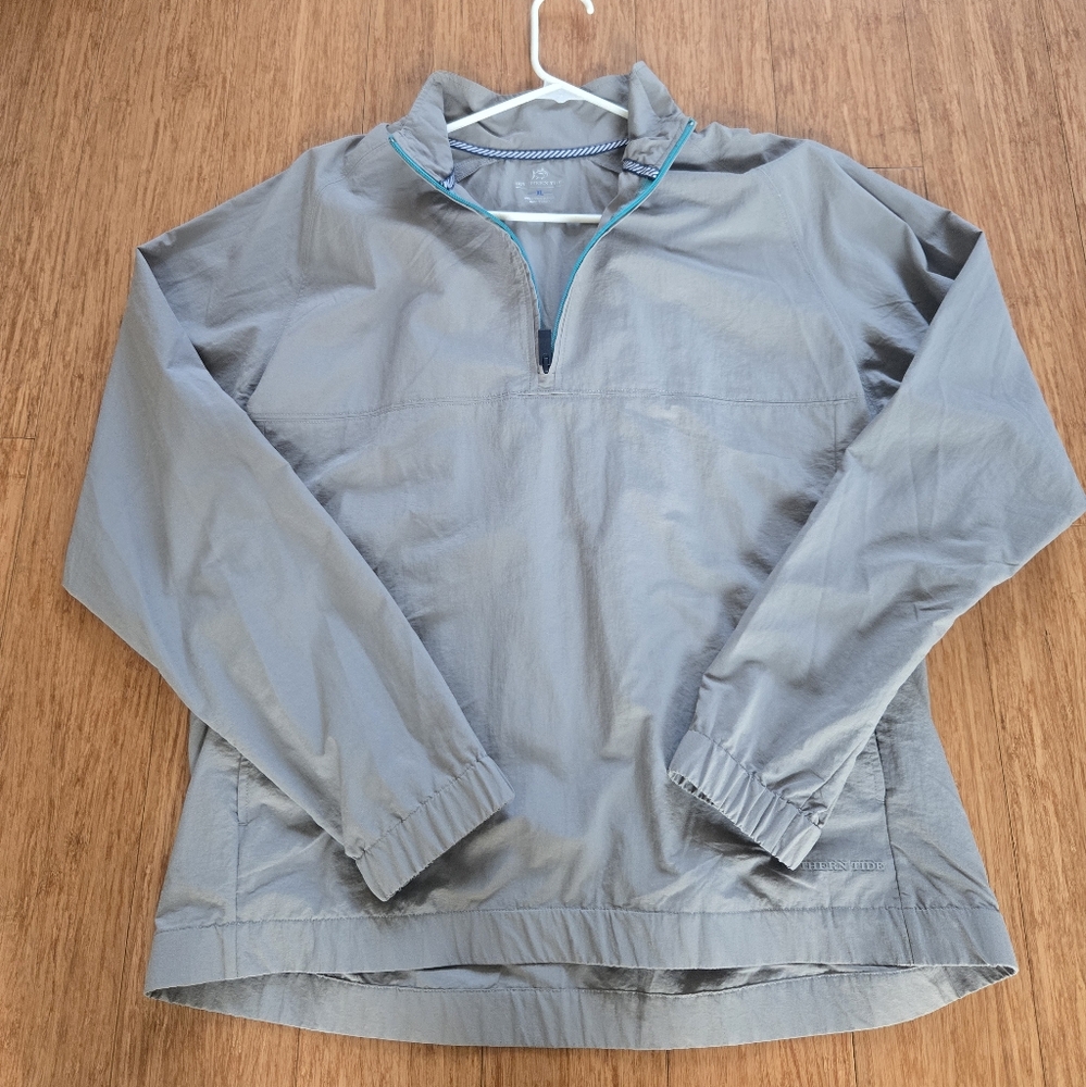 Southern tide Gray Pullover Jacket